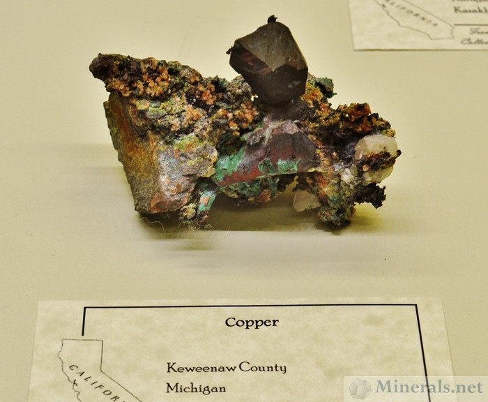 Crystallized Copper from Keweenaw Peninsula, Michigian