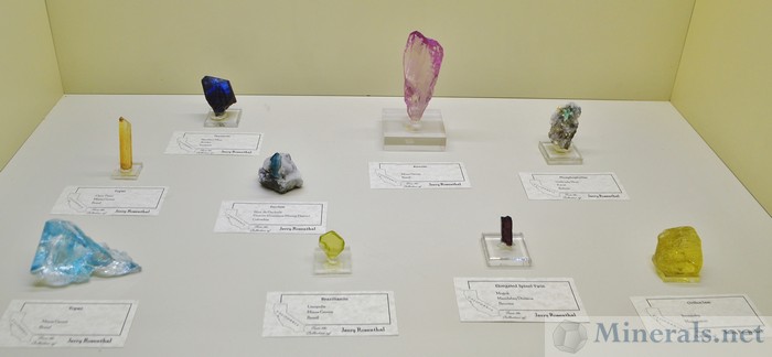 Showcase of Gemstone Minerals