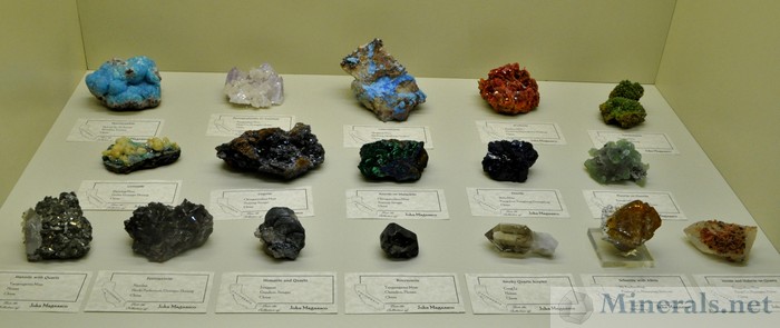 John Magnasco Minerals from China Springfield Show